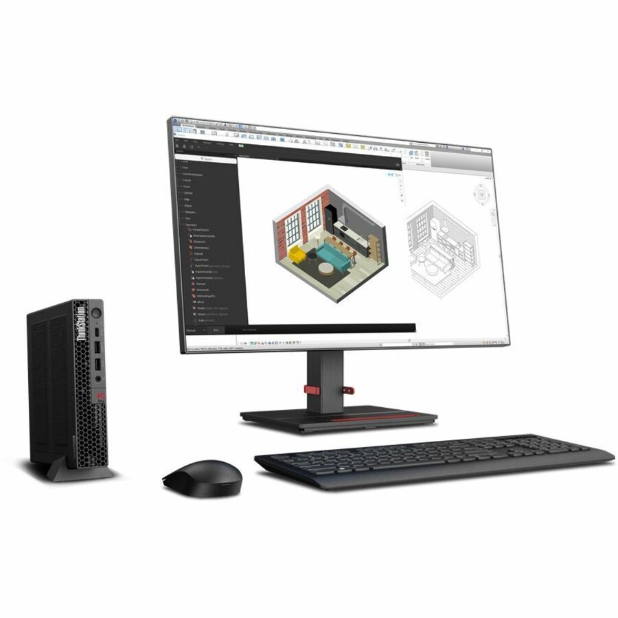 Lenovo ThinkStation P3 Workstation, Intel Core i7-14700, 16GB RAM, 512GB SSD, Compact Design