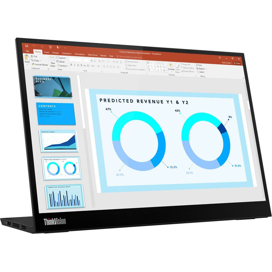 Lenovo ThinkVision M14d 14" IPS Portable Monitor - 2240x1400, USB-C, 375 Nit Brightness