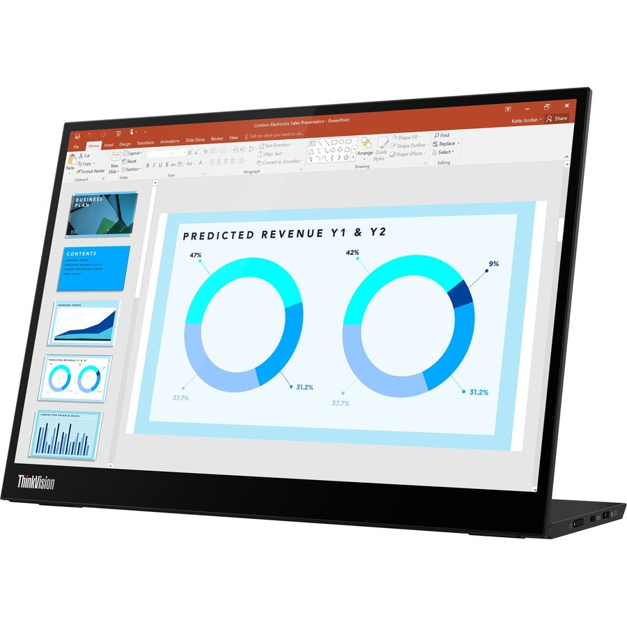 Lenovo ThinkVision M14d 14" IPS Portable Monitor - 2240x1400, USB-C, 375 Nit Brightness