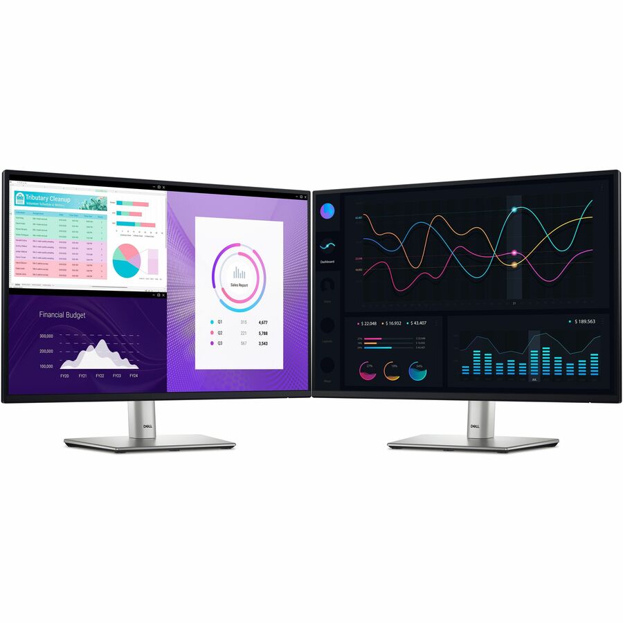 Dell P2425 24-Inch WUXGA LED Monitor, 100Hz Refresh Rate, ComfortView Plus, 99% sRGB Colors
