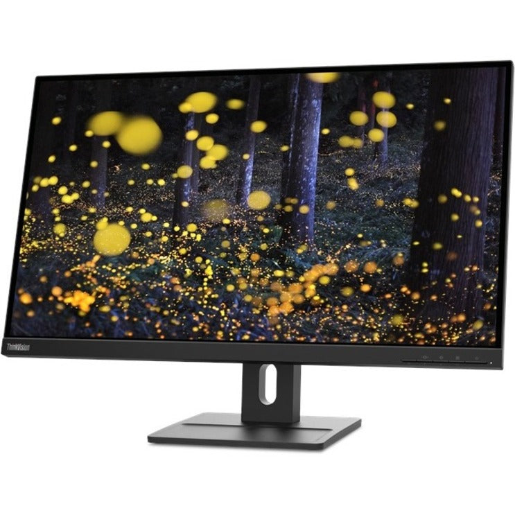 Lenovo ThinkVision E27q-20 27" WQHD Monitor - 2560x1440 IPS, 4ms Response, Raven Black