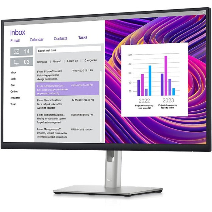 Dell P2723D 27-Inch QHD Monitor - Stunning Clarity, ComfortView Plus, IPS Technology