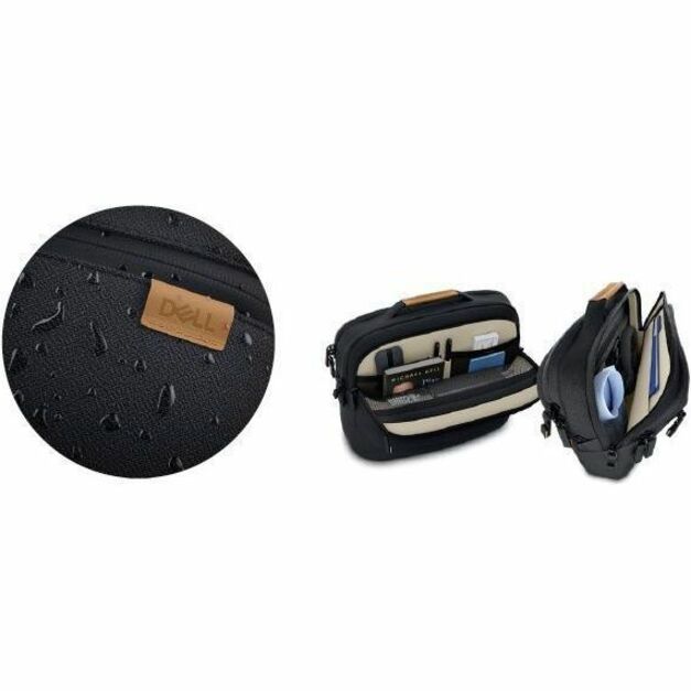 Dell EcoLoop Premium Briefcase for 14"-16" Notebooks - Black, Water Resistant & Scratch Proof