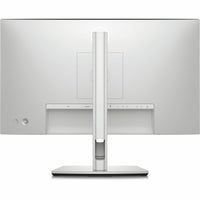 Back view of the Dell U2424HE 23.8" FHD Monitor featuring ergonomic stand and integrated controls for enhanced usability.