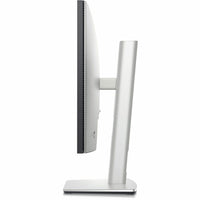Side profile of the Dell U2424HE 23.8" FHD Monitor showcasing its sleek design and adjustable stand for versatile viewing.
