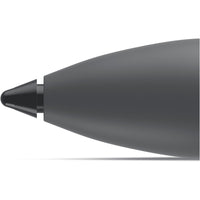 Close-up of a Dell PN7522W Replacement Pen Nib attached to an active pen, highlighting the sleek design and durable tip for seamless writing and drawing.