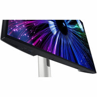 Close-up of the Dell U2424H 24-Inch Full HD LED Monitor's vibrant display with captivating colors, highlighting its advanced technology.