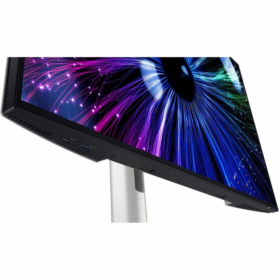 Close-up of the Dell U2424H 24-Inch Full HD LED Monitor's vibrant display with captivating colors, highlighting its advanced technology.