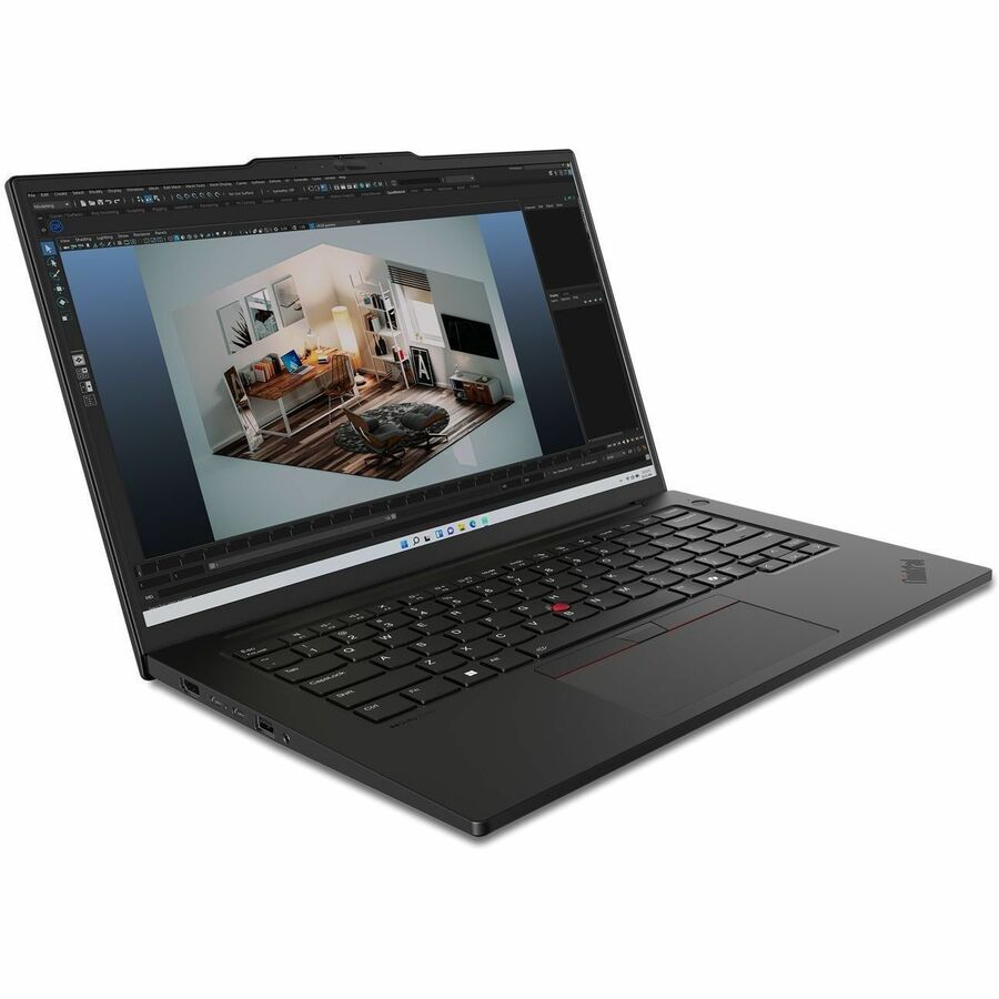 Lenovo ThinkPad P14s Gen 5 Mobile Workstation | 16GB RAM, 512GB SSD, 14.5" FHD Display, Black