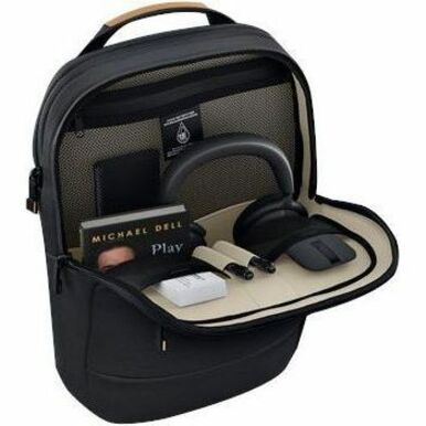 Dell EcoLoop CP7625S Eco-Friendly Backpack for 14-16" Laptops - Sleek Black, Water-Resistant, Secure Travel