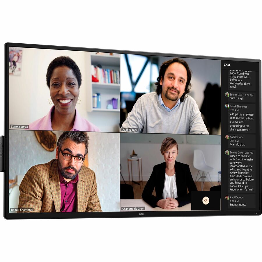 Dell P5525QC 55" 4K USB-C Monitor | 90W Charging, Dual 10W Speakers, Crestron Connected