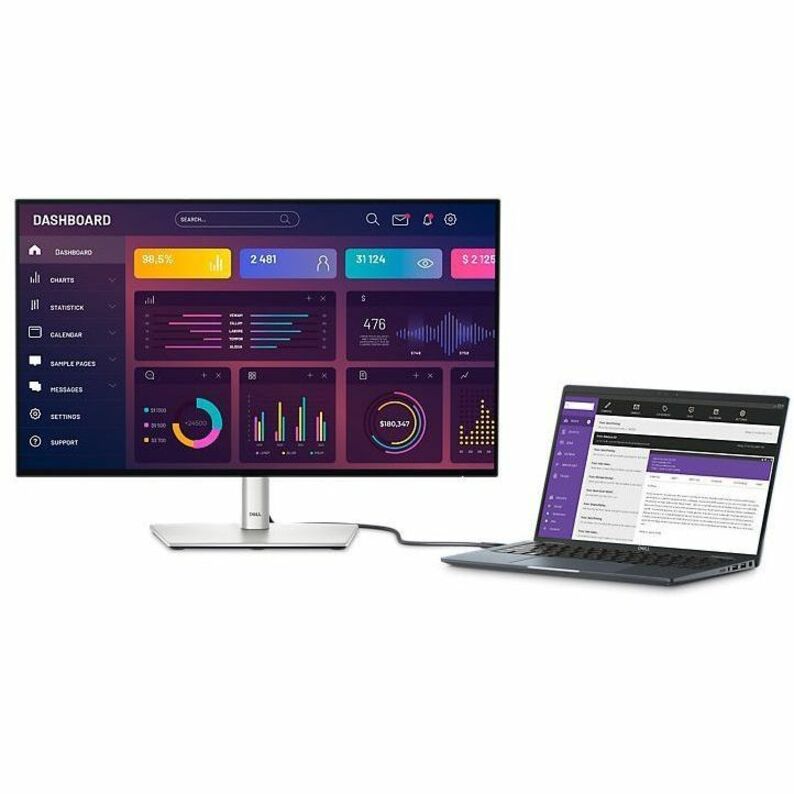 Dell UltraSharp U2724DE 27" WQHD IPS Black Monitor with Thunderbolt 4, 120Hz Refresh Rate & ComfortView Plus