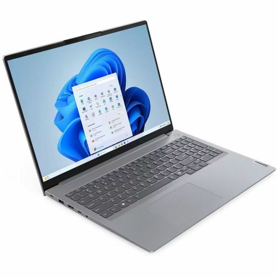 Lenovo ThinkBook 16G7 Laptop, Ryzen 5, 8GB DDR5, 256GB SSD, 16" FHD Display, Arctic Gray