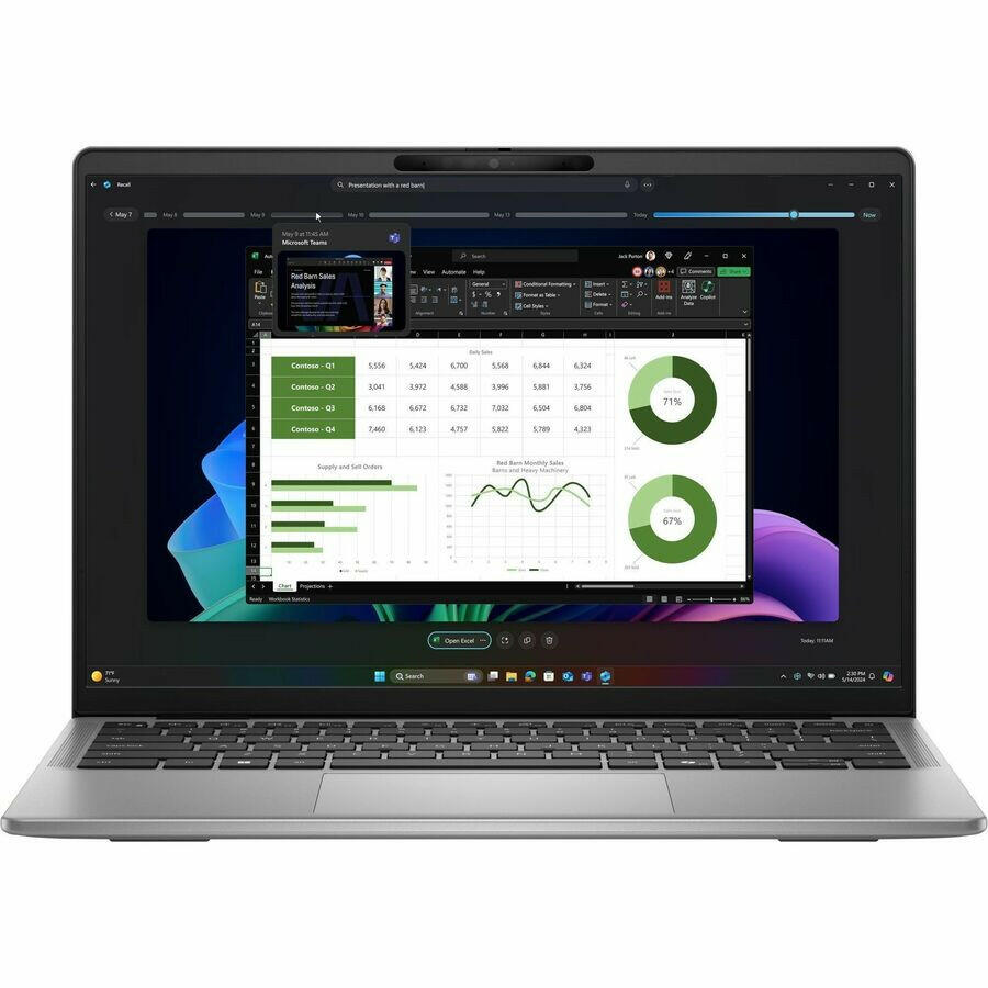 Dell Latitude 7455 Copilot AI Laptop, 32GB RAM, 512GB SSD, 14" 2560x1600 Display, 22-Hour Battery