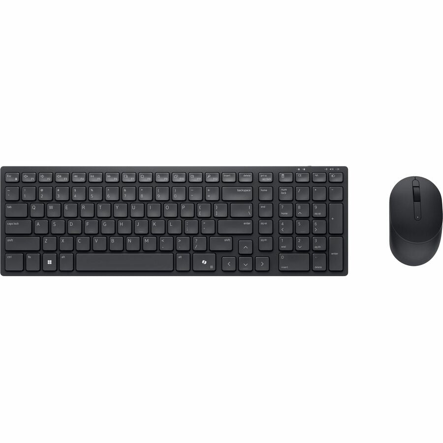 Dell KM555 Silent Wireless Keyboard And Mouse Combo - Compact Design For Quiet Productivity