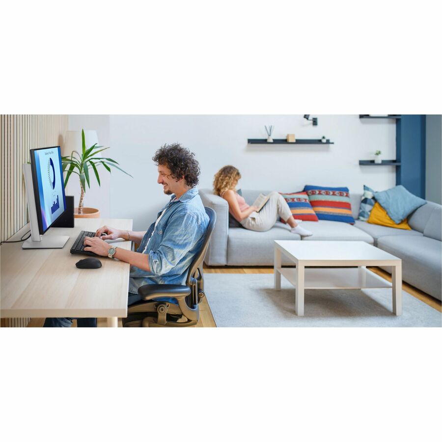 Dell KM555 Silent Wireless Keyboard And Mouse Combo - Compact Design For Quiet Productivity