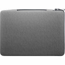 Dell EcoLoop Urban Sleeve for 11-14 Inch Laptops in Heather Gray, showcasing a sleek and modern design with a durable exterior and zip closure.
