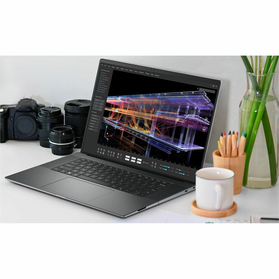 Dell Precision 5490 Laptop | 16GB RAM, 512GB SSD, NVIDIA RTX 1000, 14" FHD Screen, Titan Gray