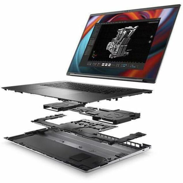 Dell Precision 5490 Laptop | 16GB RAM, 512GB SSD, NVIDIA RTX 1000, 14" FHD Screen, Titan Gray