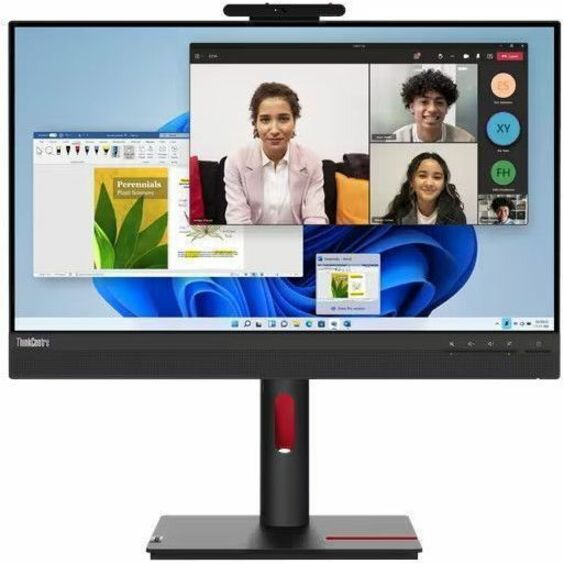 Lenovo ThinkCentre Tiny-In-One 24" FHD IPS Monitor with KVM Switch - 1920 x 1080, Natural Low Blue Light