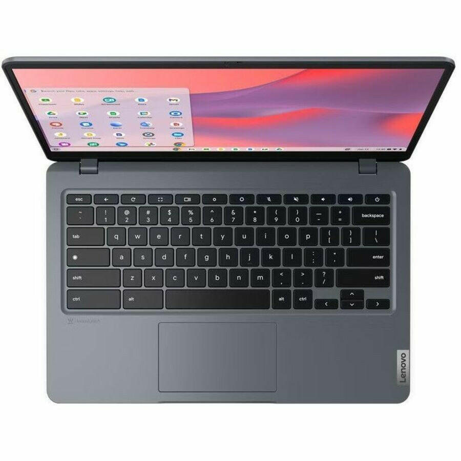 Lenovo 14E Chromebook Gen 3 N100 - 14" FHD Display, 4GB RAM, 32GB Storage, 14Hr Battery - Storm Gray
