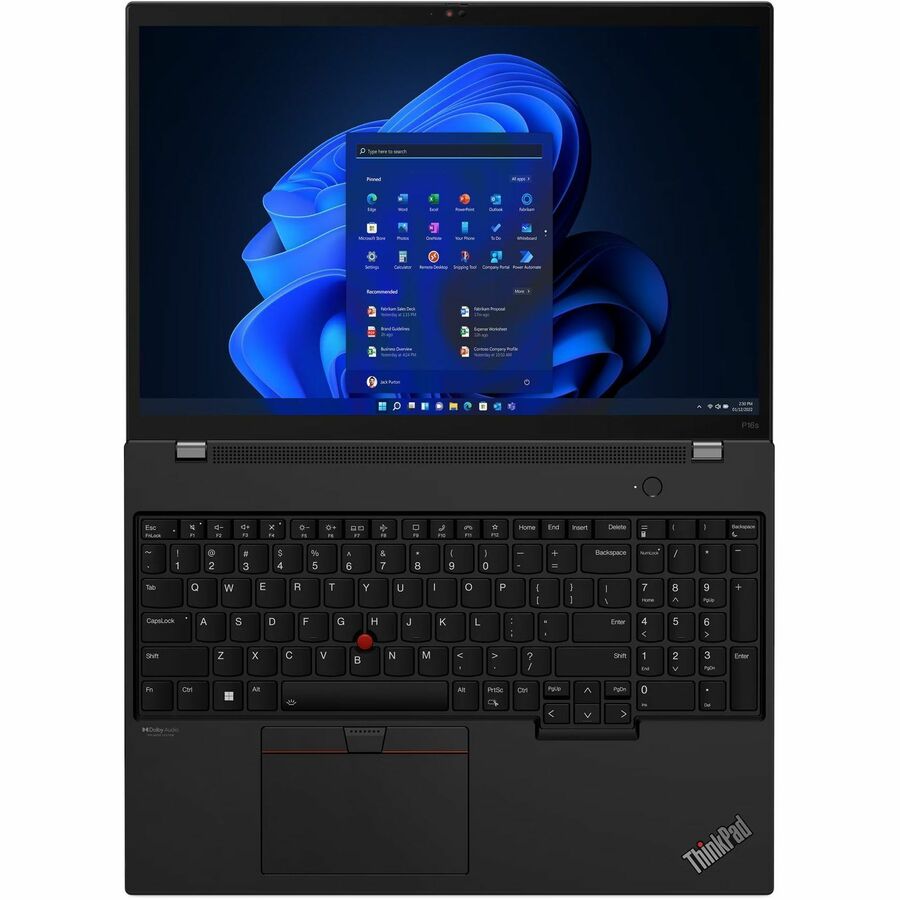 Lenovo ThinkPad P16s Gen 2 Mobile Workstation - 16GB RAM, 512GB SSD, 16" FHD Display