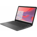 Lenovo 500E 12.2" Chromebook N100 4GB RAM 32GB Storage Graphite Gray 2-in-1 Versatile Device