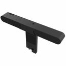 Detailed view of the Lenovo ThinkVision MS30 Soundbar highlighting its modern aesthetics and dual front speakers, perfect for crystal clear meeting audio.