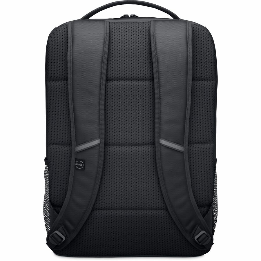 The back view of the Dell EcoLoop 14-16In Backpack displaying its padded straps and mesh design, ideal for comfort during daily commuting.
