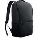 A side angle of the Dell EcoLoop 14-16In Backpack, emphasizing its water-resistant fabric and thoughtful design for those on the go.