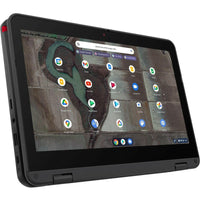 Lenovo 500e Gen3 11.6" 2-in-1 Chromebook N4500, Gray, Rugged Design, 12.10H Battery Life