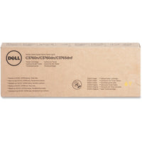 Dell Yellow Toner Cartridge for C3760n, C3760dn, C3765dnf, S2830dn - 9000 Page Yield, Vivid Color Default Title