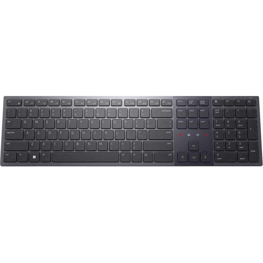 Dell Premier KB900 Wireless Keyboard - Bluetooth 5.1, Adjustable Backlighting, QWERTY, Graphite