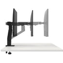 Dell Dual Monitor Desk Mount – Supports 2 Displays Up To 27" – Adjustable Arm – Fast Setup – Black
