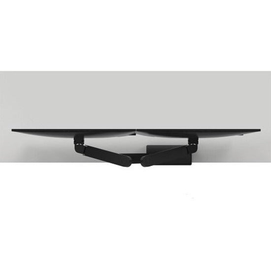 Dell Dual Monitor Desk Mount – Supports 2 Displays Up To 27" – Adjustable Arm – Fast Setup – Black