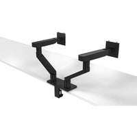Dell Dual Monitor Desk Mount – Supports 2 Displays Up To 27" – Adjustable Arm – Fast Setup – Black