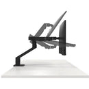 Dell Dual Monitor Desk Mount – Supports 2 Displays Up To 27" – Adjustable Arm – Fast Setup – Black
