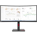 Lenovo ThinkVision T34w-30 34" UW-QHD Curved LED Monitor - 3440x1440, 21:9, 4ms, HDMI, USB-C