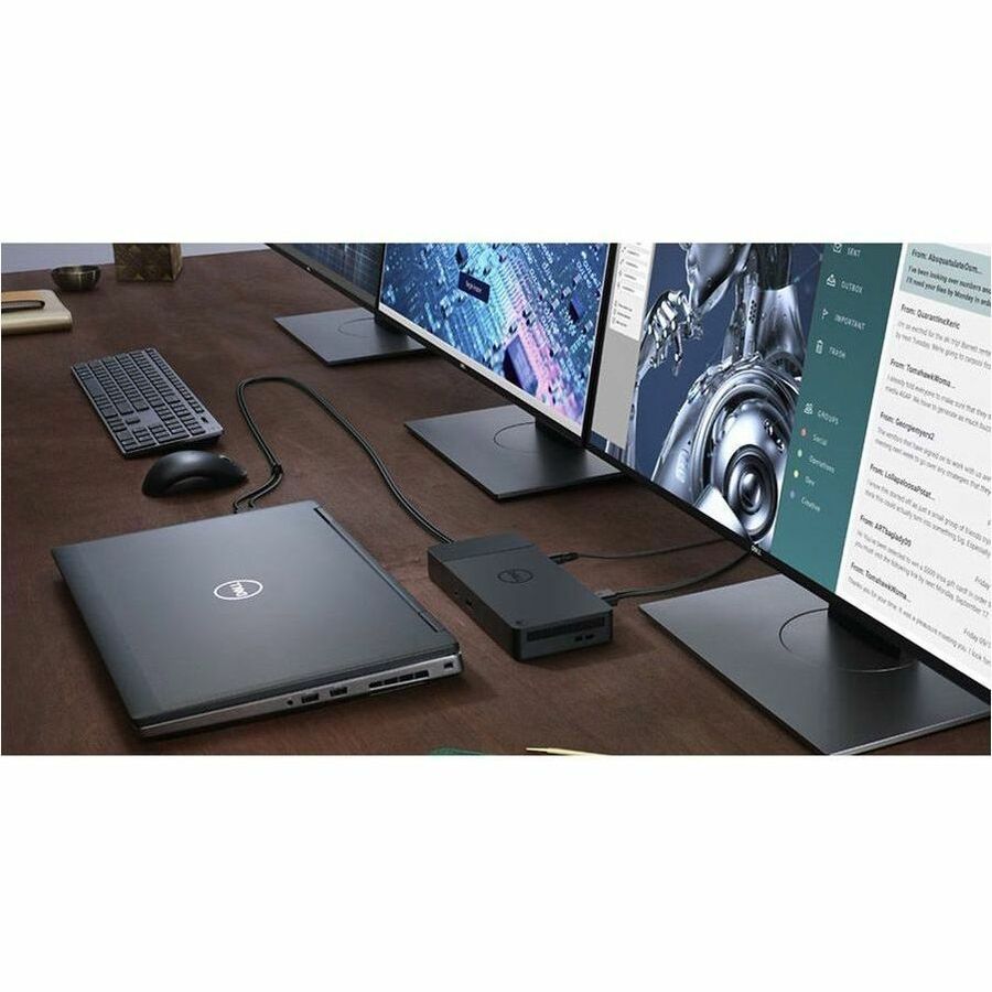 Dell WD19DC Dock - 210W Power Delivery, Dual USB-C, Fast Charge & Modular Design