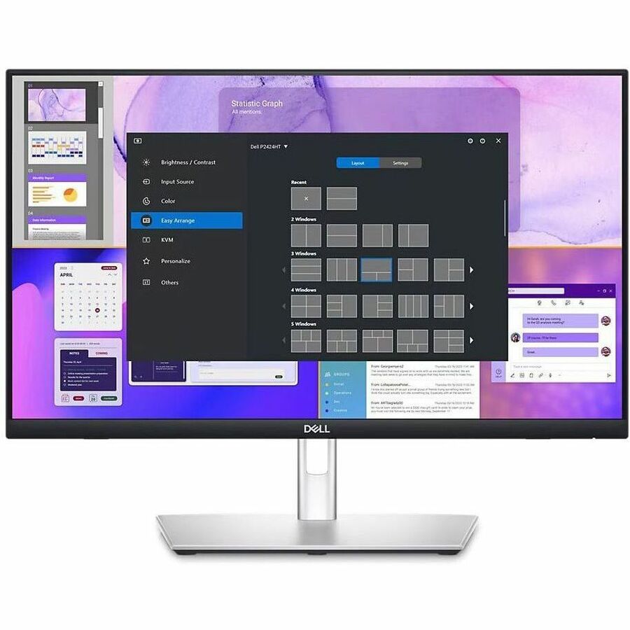 Dell P2424HT 24-Inch Touch Monitor | 10-Point Interactive Screen | Full HD, IPS, USB-C Connectivity