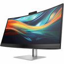 HP Series 7 Pro 39.7" 5K2K Curved Monitor with 4K Webcam and Thunderbolt 3 Connectivity - Black Silver Default Title