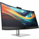 HP Series 7 Pro 39.7" 5K2K Curved Monitor with 4K Webcam and Thunderbolt 3 Connectivity - Black Silver