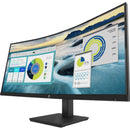 HP P34HC G4 34" WQHD Curved Ultrawide Monitor with USB-C | Ergonomic Design & Enhanced Productivity Default Title