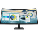 HP P34HC G4 34" WQHD Curved Ultrawide Monitor with USB-C | Ergonomic Design & Enhanced Productivity