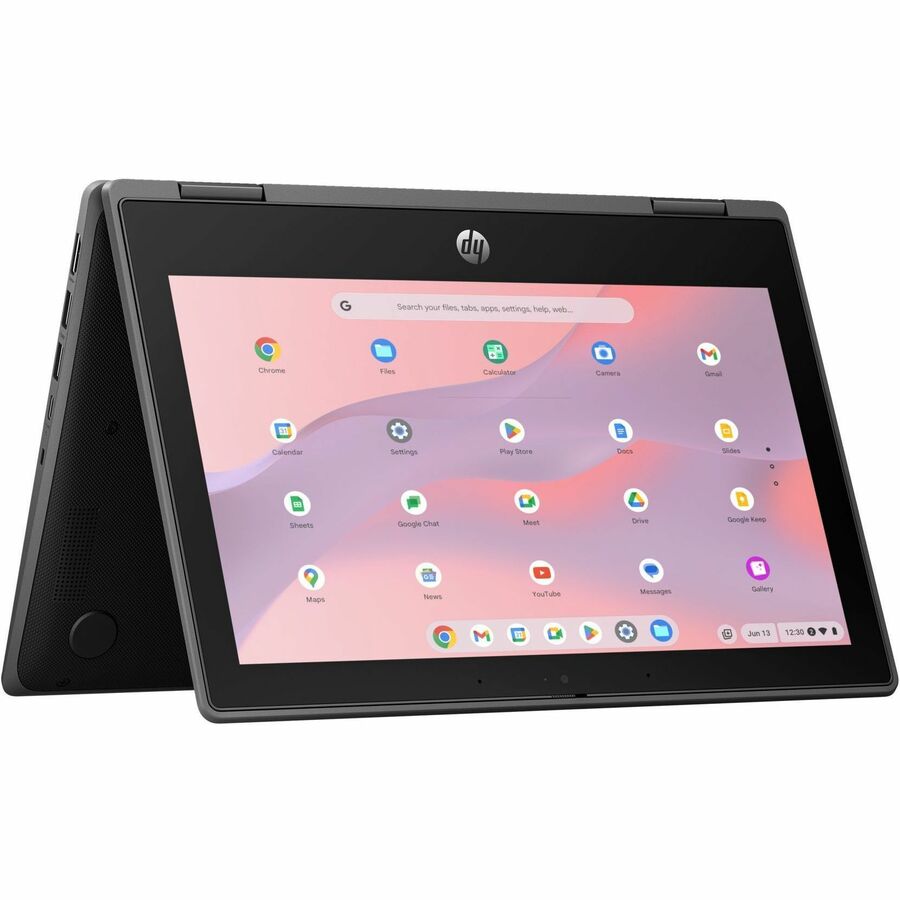 HP Fortis G5 Chromebook 11.6" - Intel N100, 8GB RAM, 64GB Storage - Sleek Black Design
