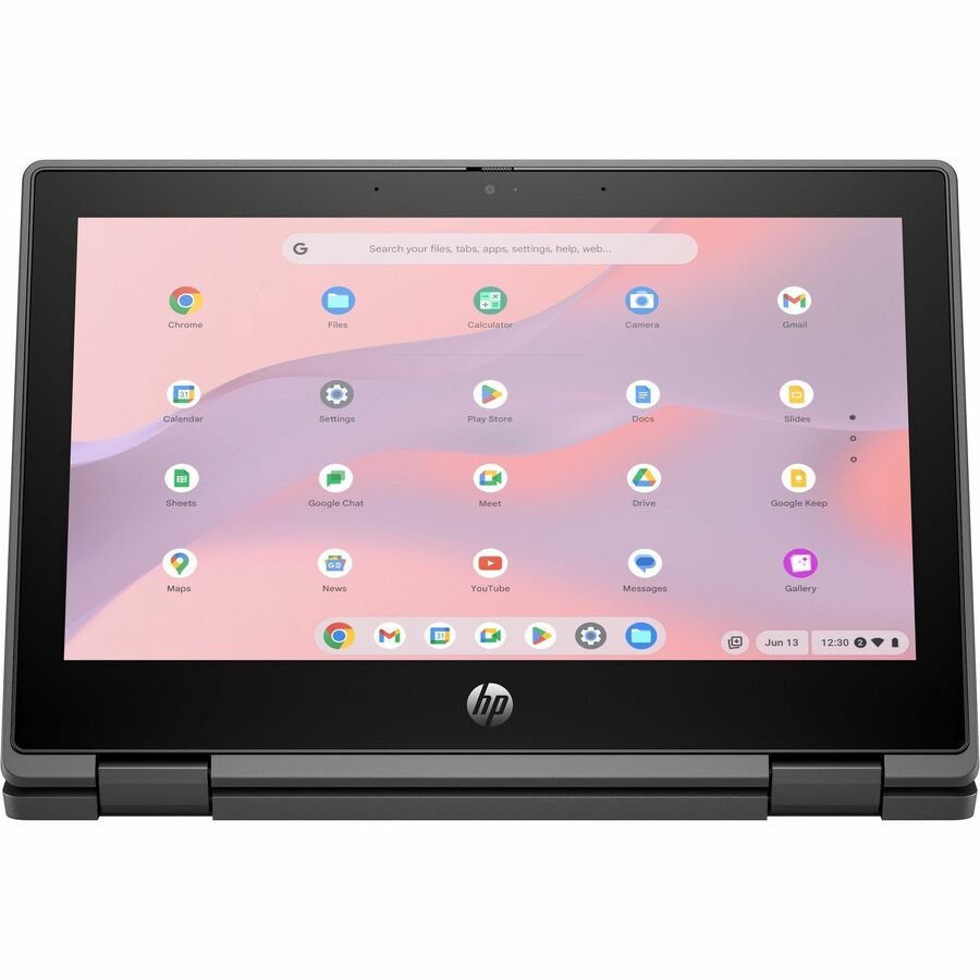 HP Pro X360 Fortis Chromebook N100, 8GB RAM, 64GB Storage, Rugged Convertible Design, Black