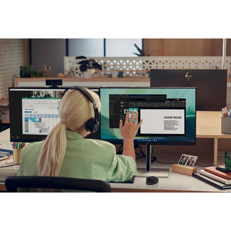 HP E24t G5 24-Inch FHD Touchscreen Monitor | 5ms Response, Ergonomic Design, HDMI Connectivity