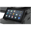 Large touchscreen display of the Lexmark CX735adse Color Laser Multifunction Printer, showcasing its intuitive interface for efficient printing and scanning.