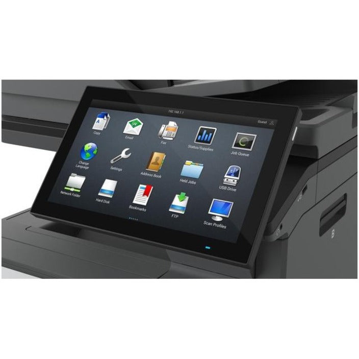 Lexmark CX735adse Color Laser Multifunction Printer, 52 PPM, Duplex, IoT-Enabled, Secure Performance