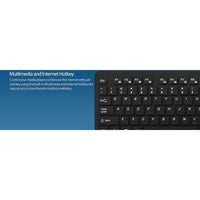Adesso AKB-235UB Antimicrobial Waterproof USB Desktop Keyboard for Laboratories & Medical Use